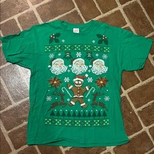 Green Christmas Graphic T-Shirt/Ugly Christmas Shirt